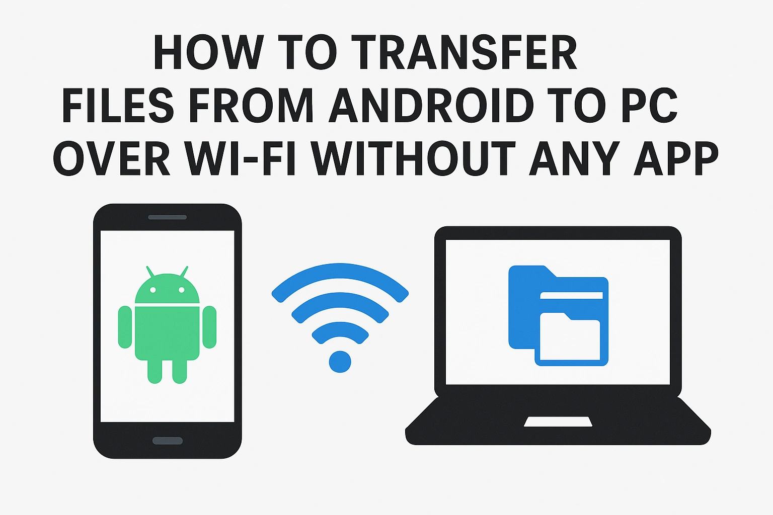 How to Transfer Files from Android to PC over Wi-Fi Without Any App